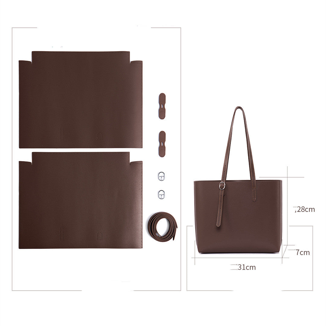 Sac à main artisanal en cuir de vachette Zubera