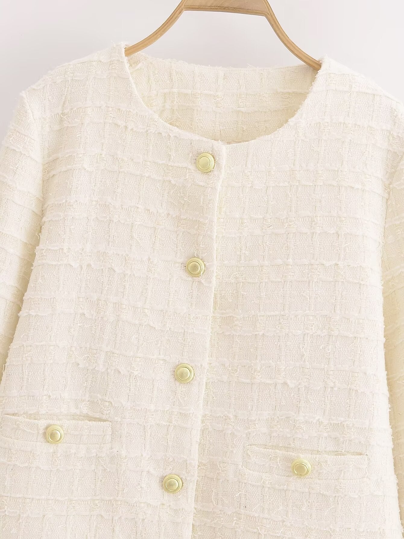 Manteau court classique en laine Adaeze