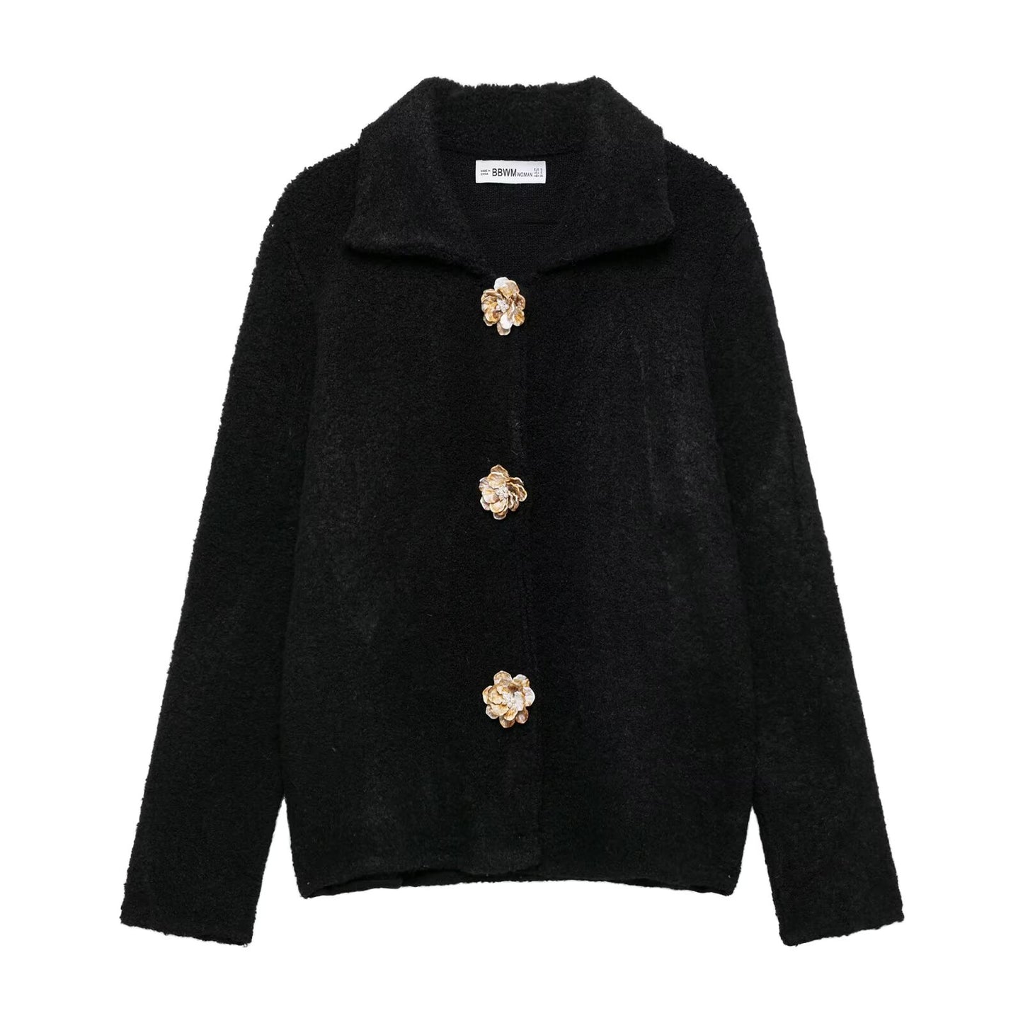 Gilet en maille à fleurs Amahle