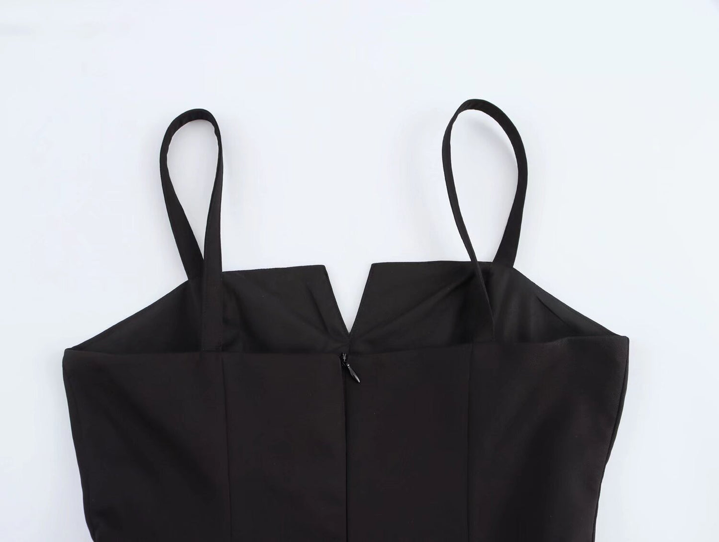 Robe d'hiver à bretelles pour femme