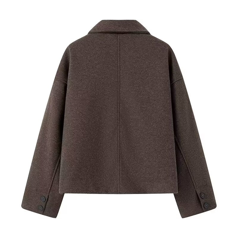 Manteau en laine Adia