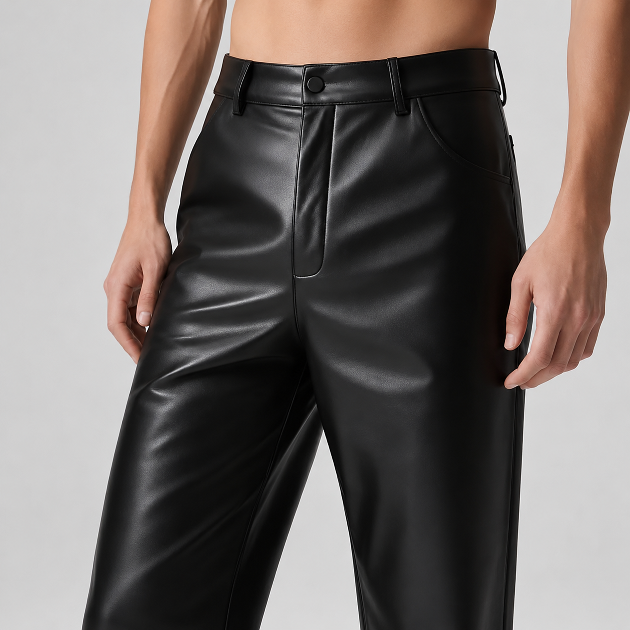 Prempeh Leather Statement Pants