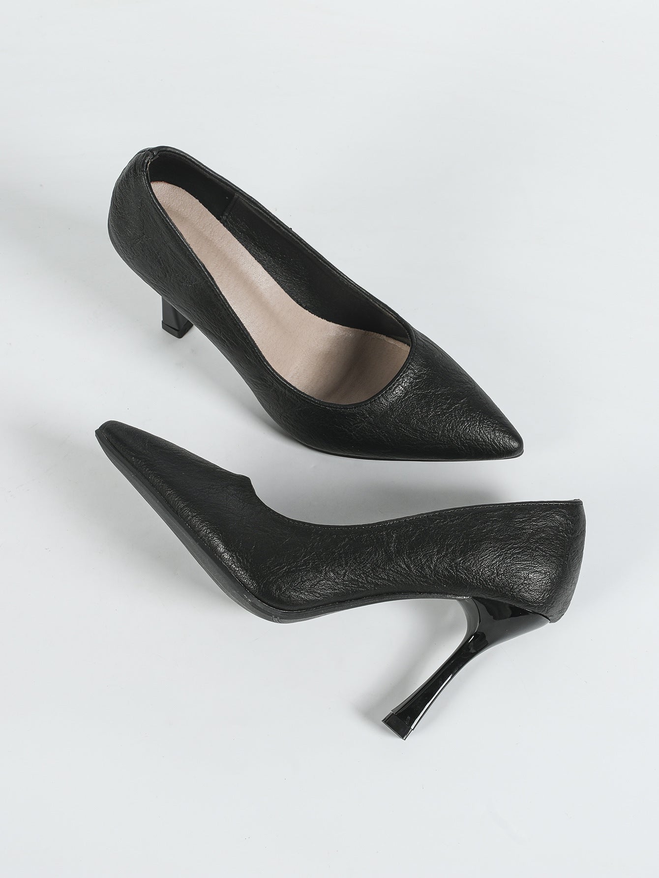 Escarpins de travail pointus Noir Essence