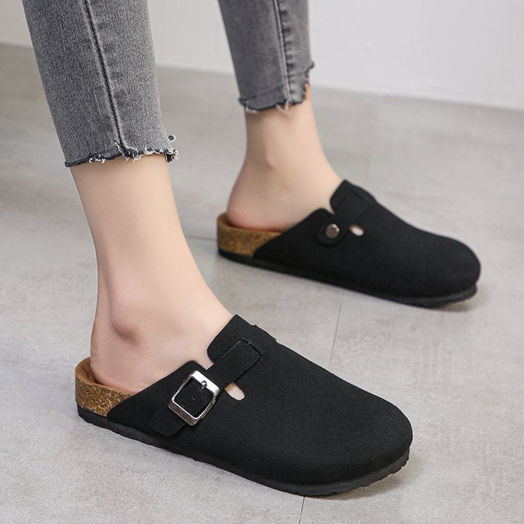 Tahlia Frosted Flat Mules