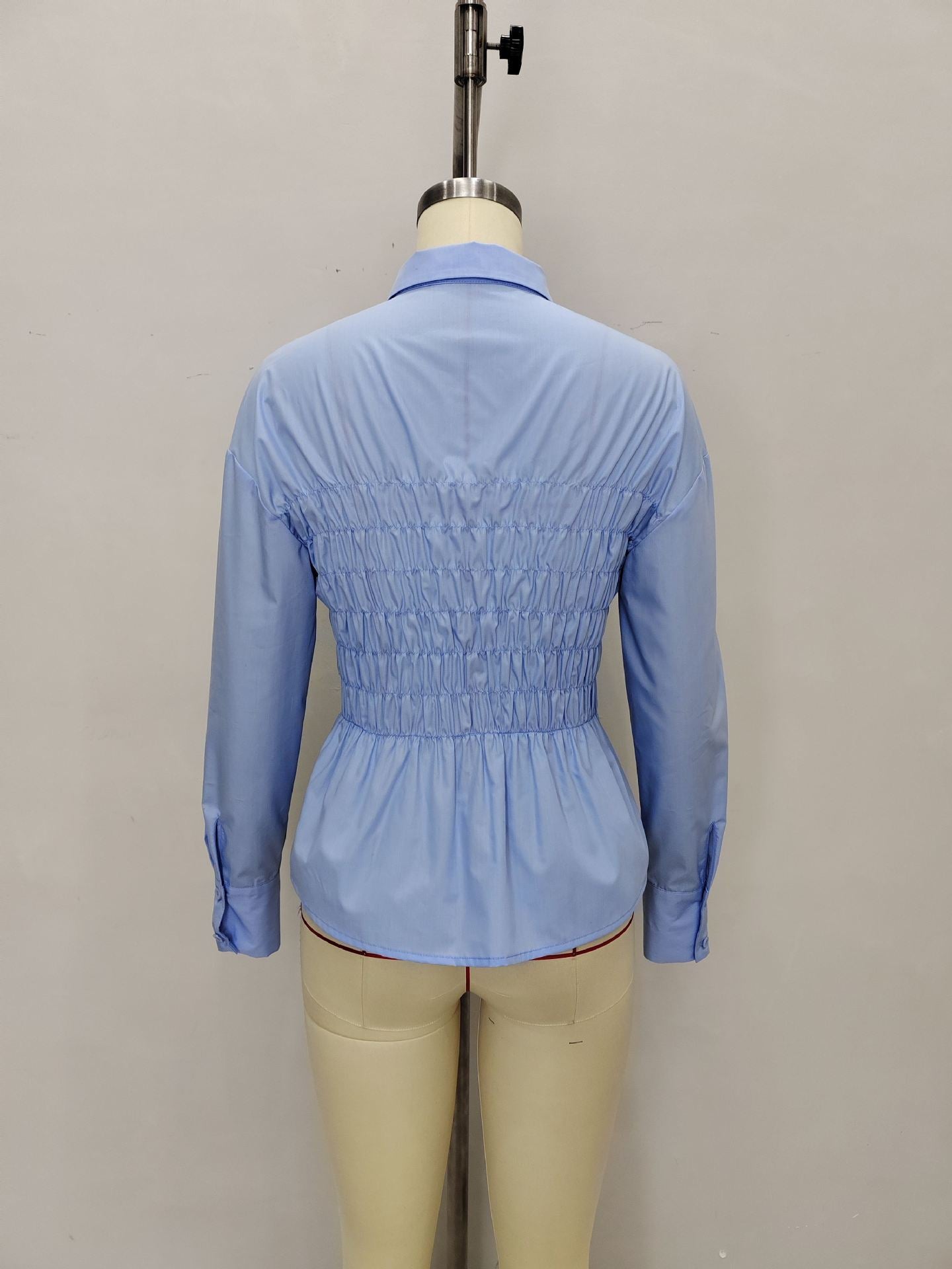 Zyra Pleat Sky Top