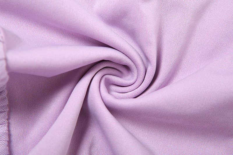 Robe dos nu en maille Sade