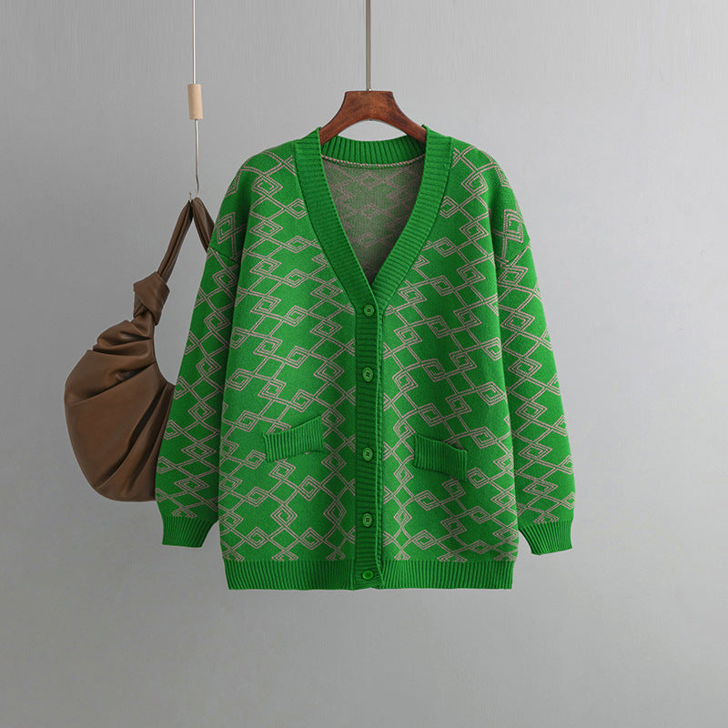 Gilet long jacquard Ifunanya