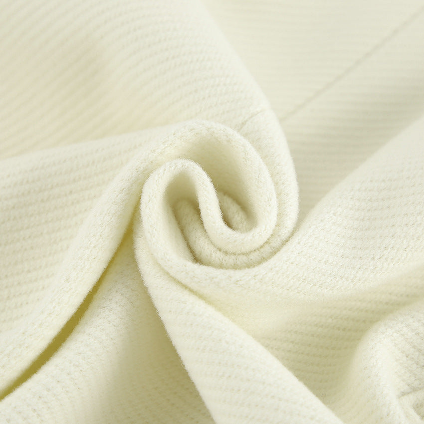 Adesua Apricot Woolen Charm Coat