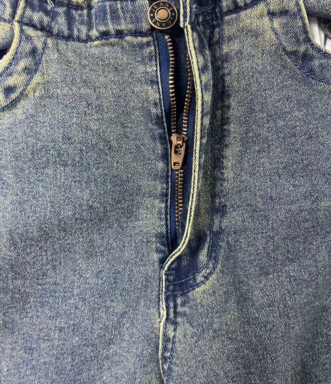 Jean droit stretch taille mi-haute Ayoka