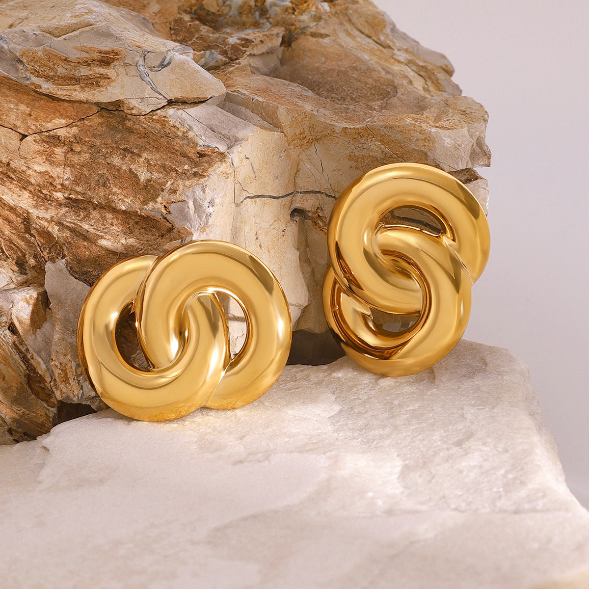 Imani Double Ring Earrings