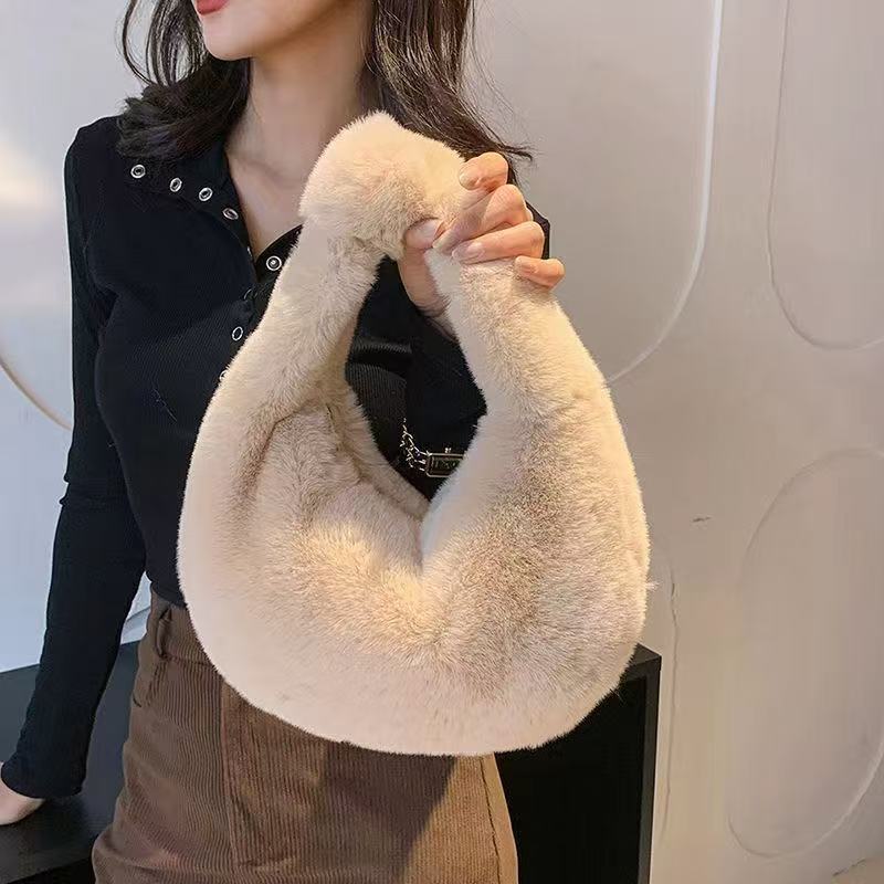 Nyla Plush Dumpling Bag
