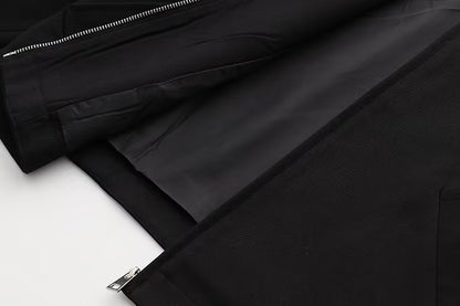 Veste Chisom à col et fermeture éclair