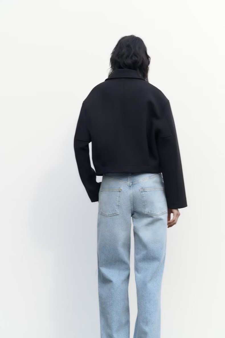 Veste Chisom à col et fermeture éclair