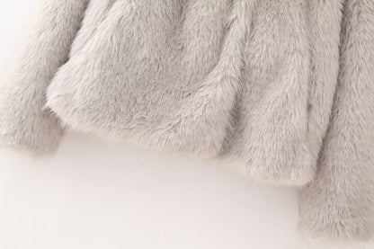 Lerato Plush Faux Fur Short Coat