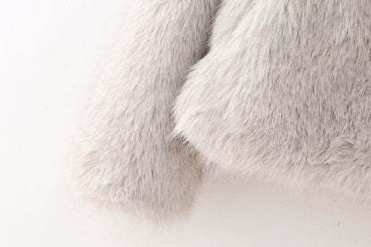 Lerato Plush Faux Fur Short Coat