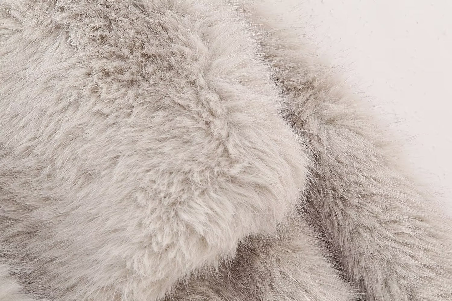 Lerato Plush Faux Fur Short Coat