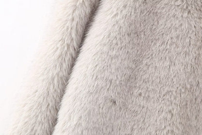 Lerato Plush Faux Fur Short Coat