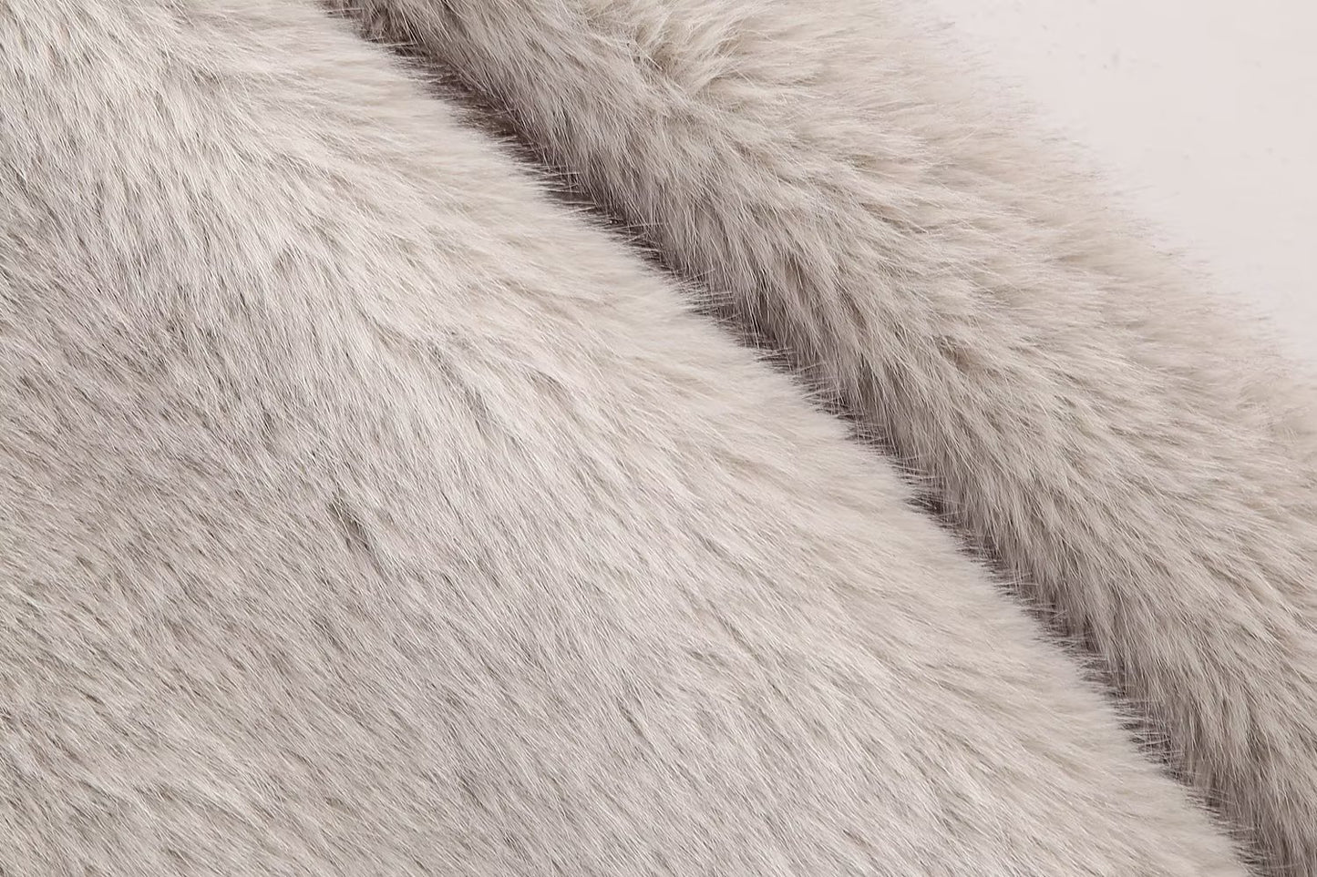 Lerato Plush Faux Fur Short Coat