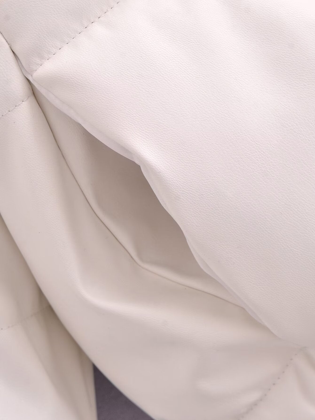 Tandi Padded Leather-Accent Coat