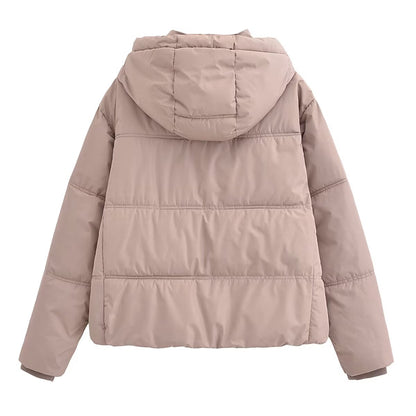 Amara Casual Hooded Cotton Coat