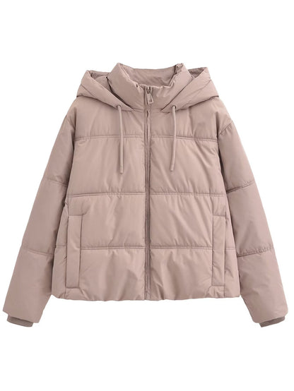 Amara Casual Hooded Cotton Coat