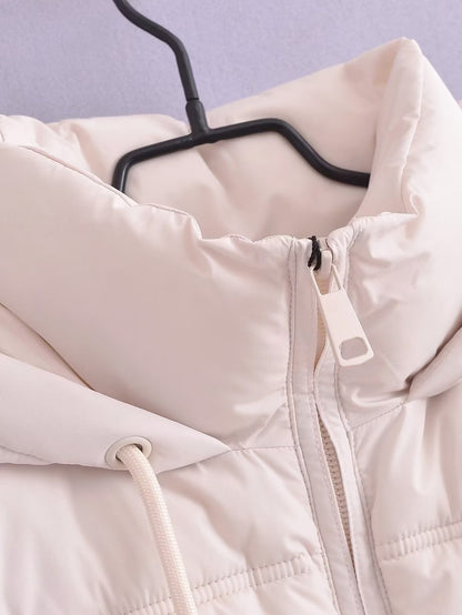 Amara Casual Hooded Cotton Coat