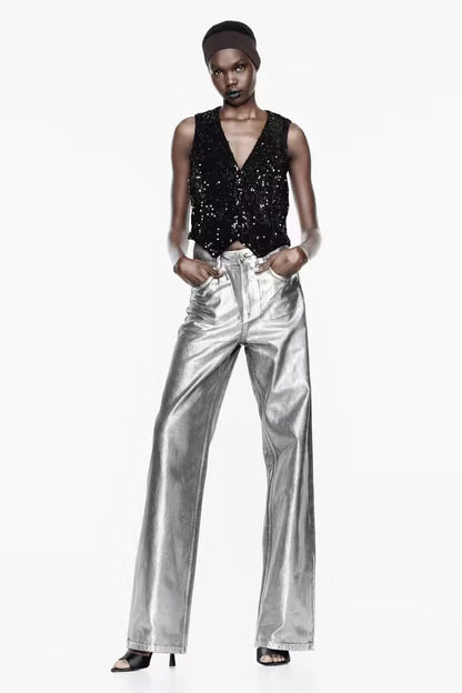 Serelise Beaded Tight Vest