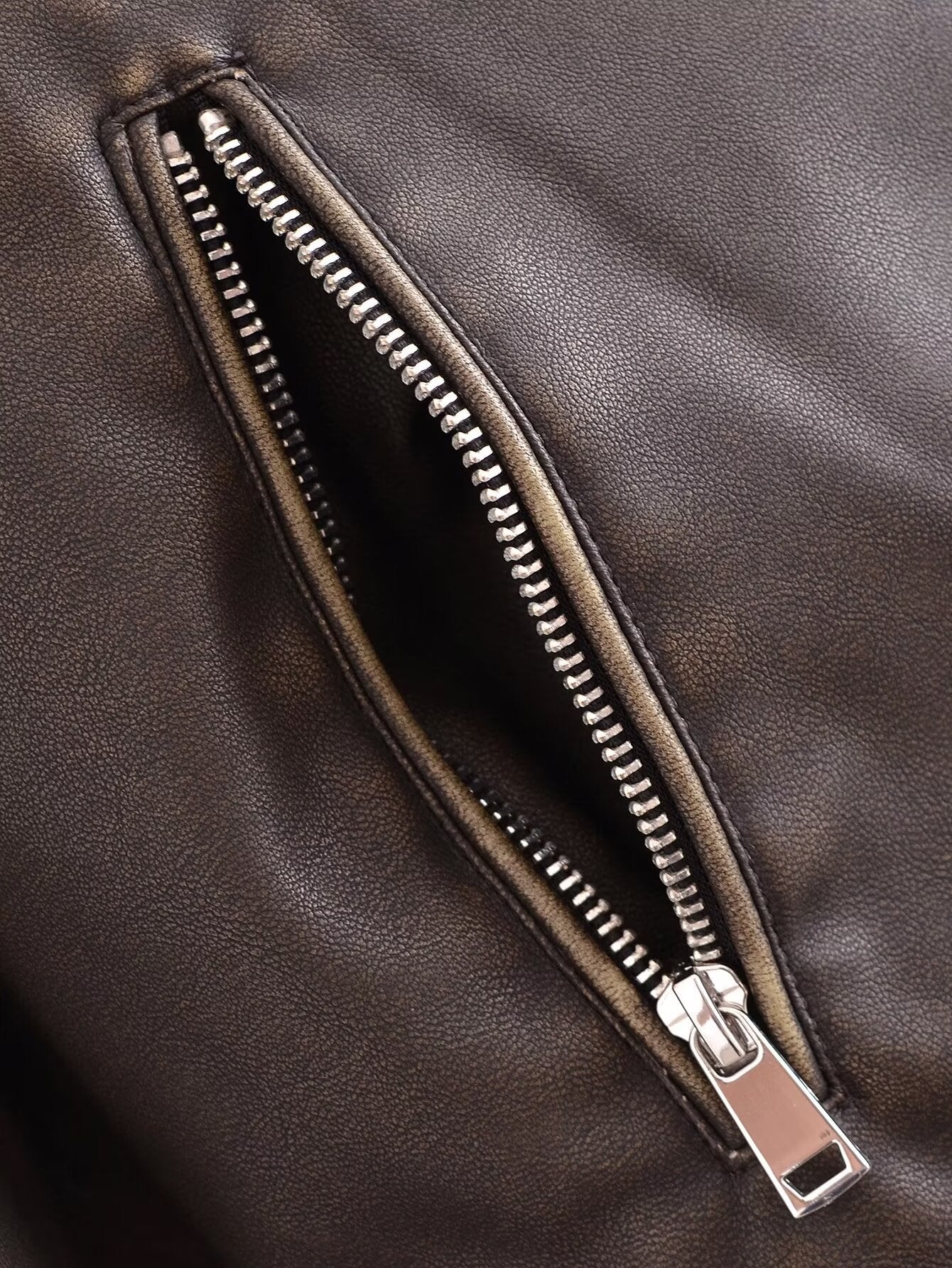 Nahla Retro Faux Leather Jacket