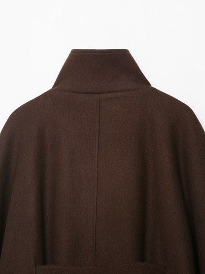 Thabisa Woolen Cape Coat