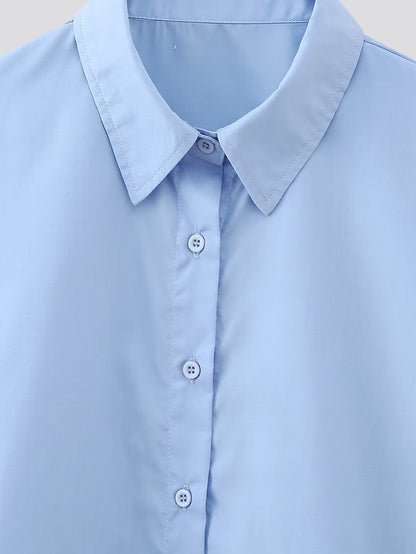 Chemise à col perlé Elira