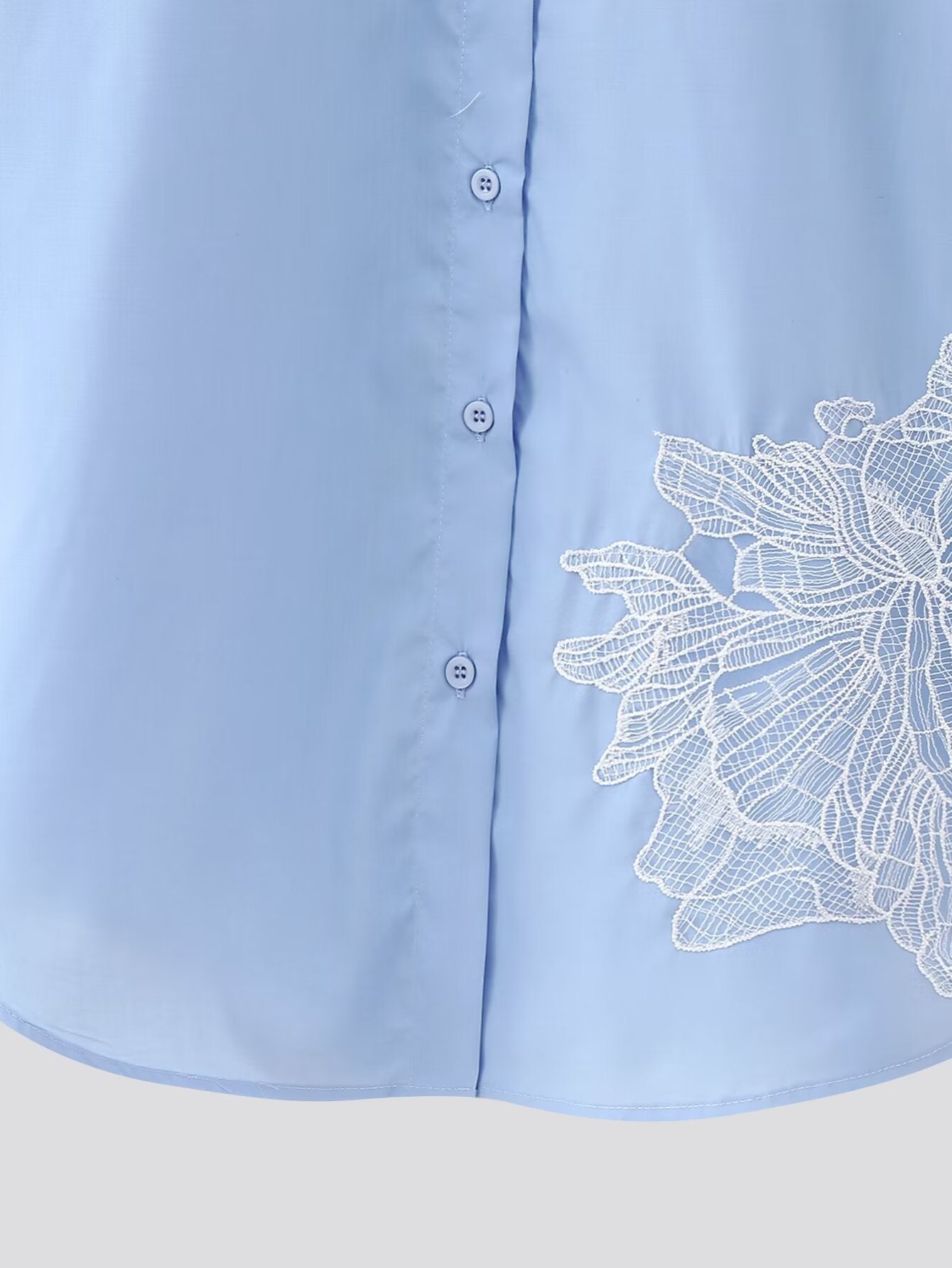 Chemise à col perlé Elira