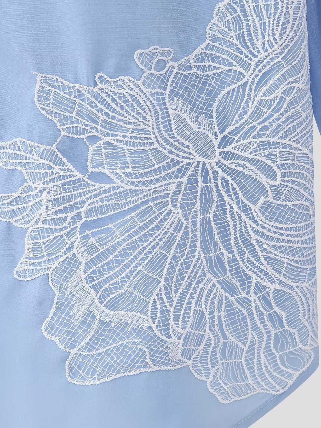 Chemise à col perlé Elira