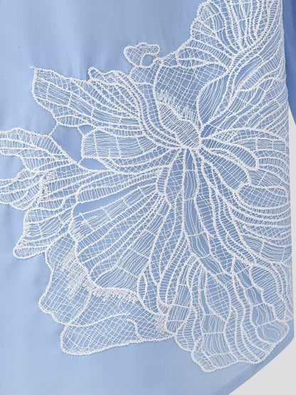 Chemise à col perlé Elira