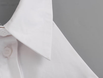 Lorielle Hanging-Collar Short Top