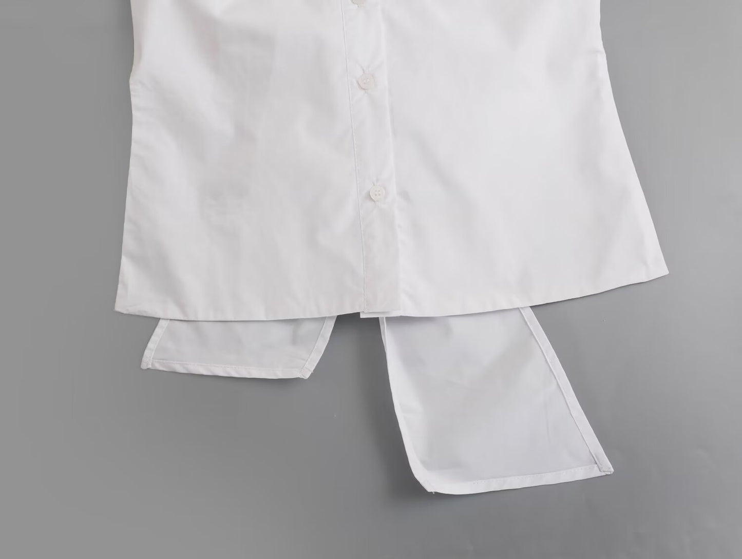 Lorielle Hanging-Collar Short Top