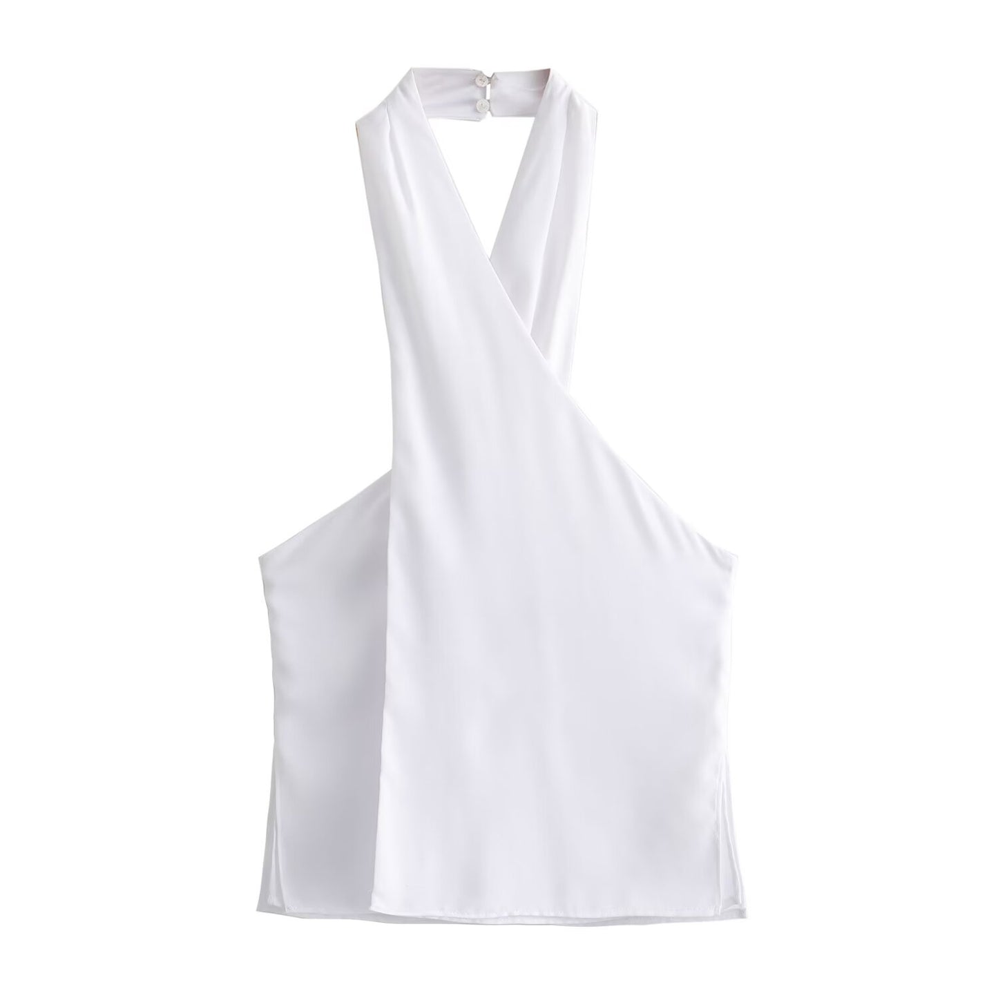 Ama Backless Hanging Collar Top