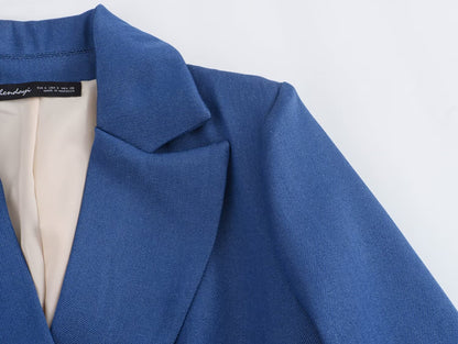 Sade Pleated Blazer Set