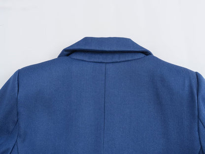 Sade Pleated Blazer Set