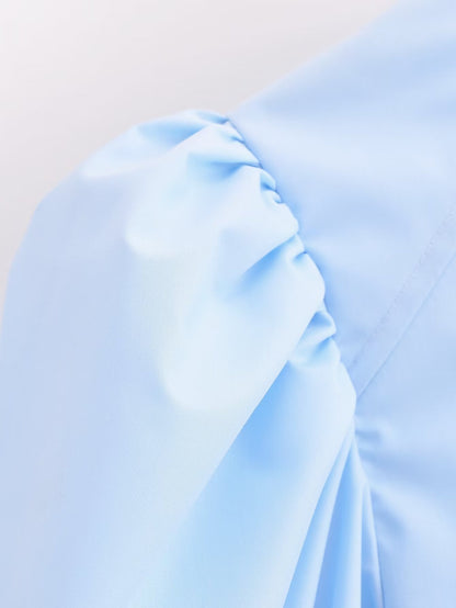 Asha Solid Spring Elegant Top