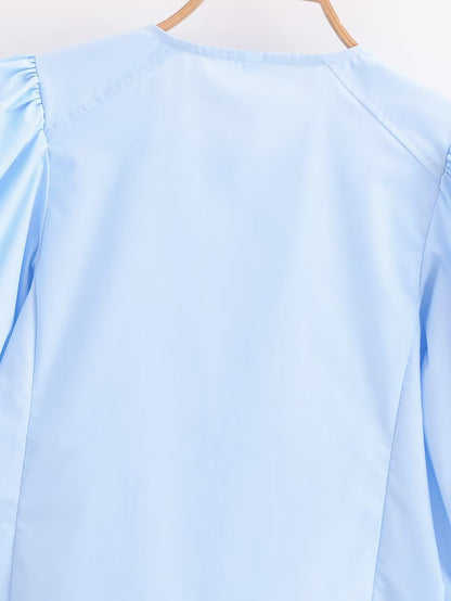 Asha Solid Spring Elegant Top