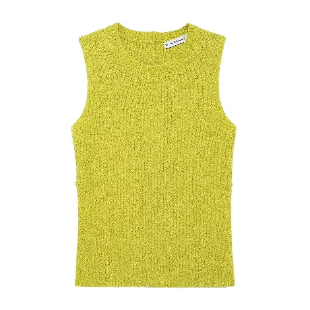 Nia Back Button Stitch Top