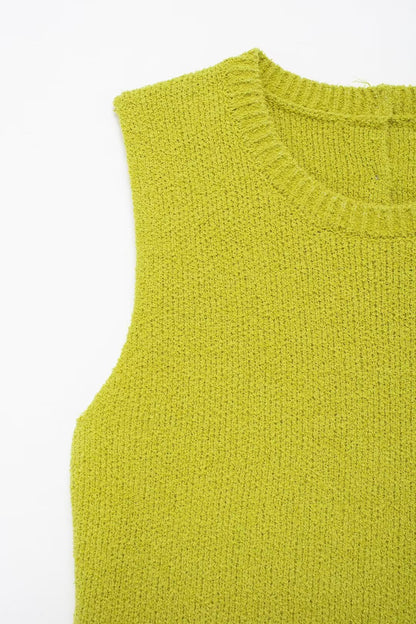 Nia Back Button Stitch Top