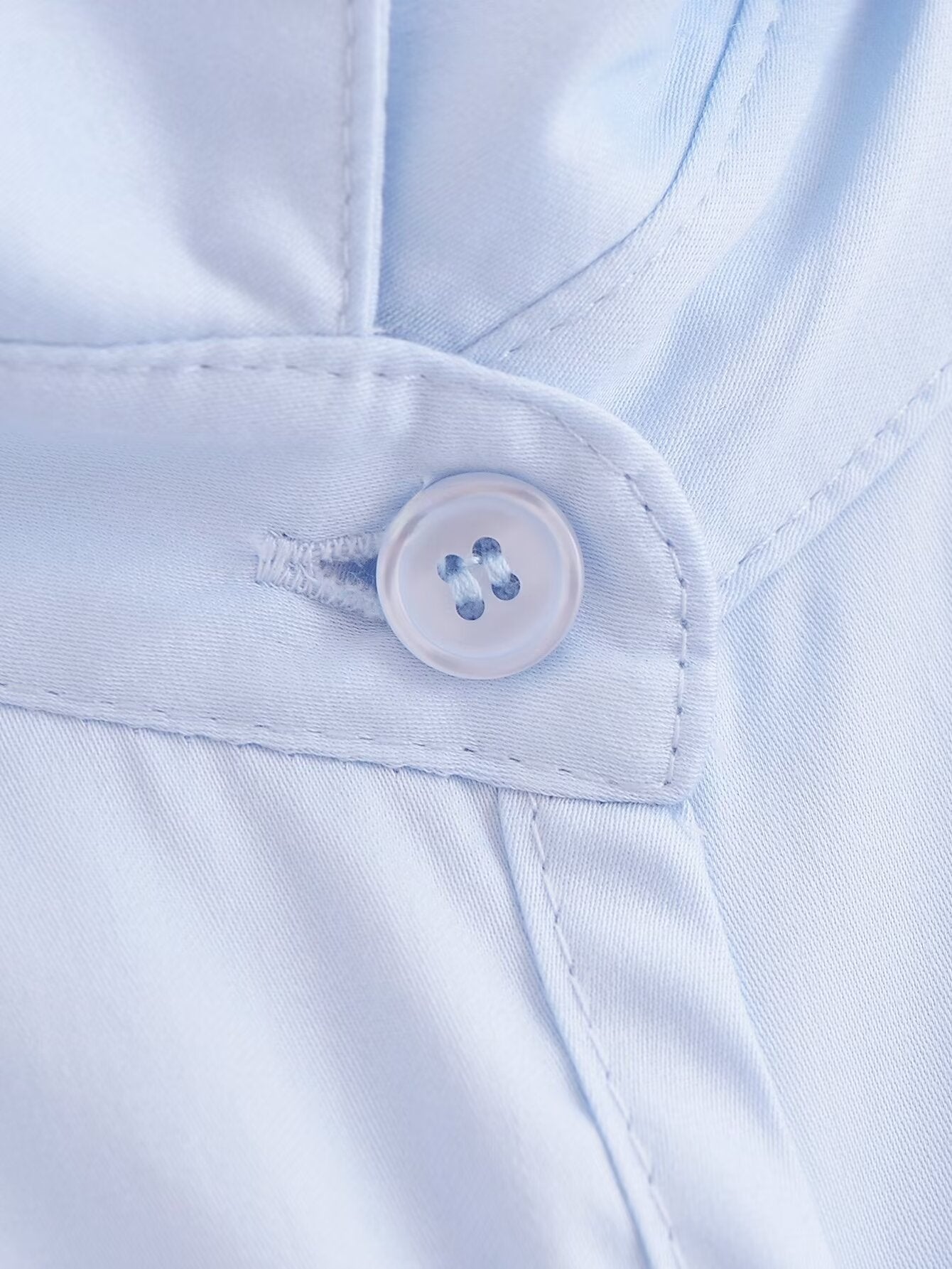 Chemise en popeline à nœud papillon Amahle