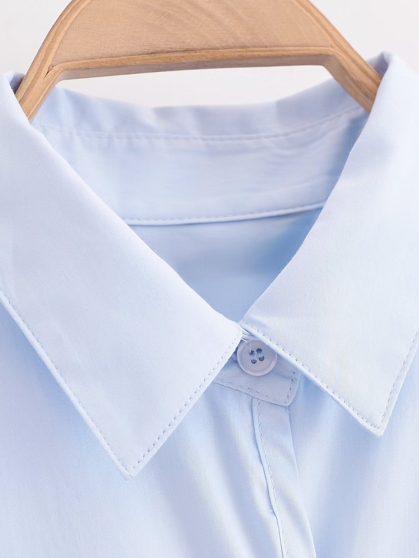 Chemise en popeline à nœud papillon Amahle