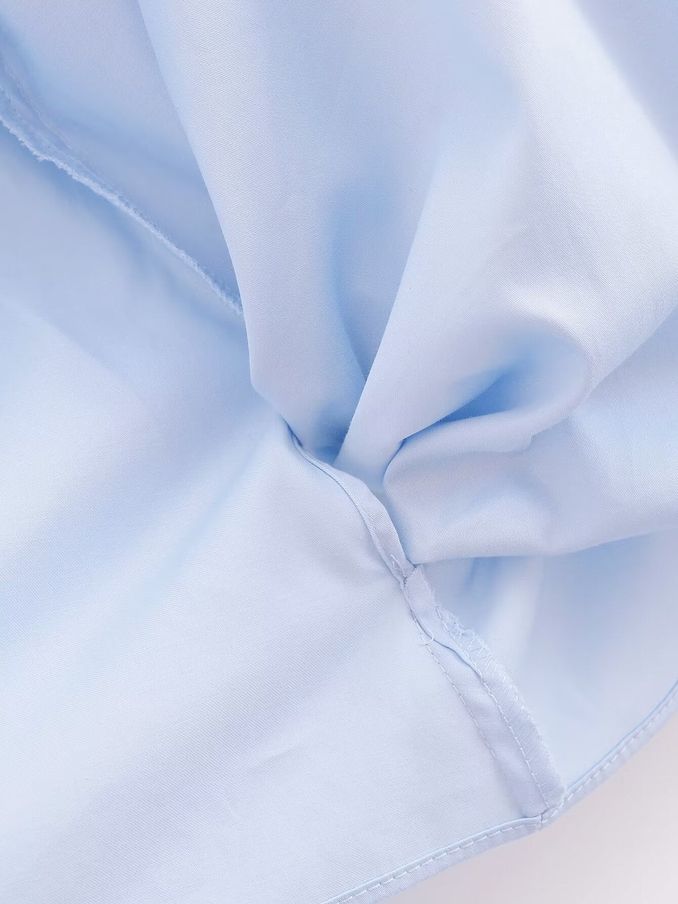 Chemise en popeline à nœud papillon Amahle