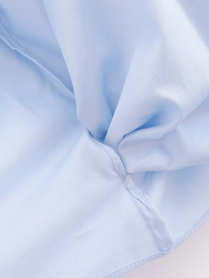 Chemise en popeline à nœud papillon Amahle