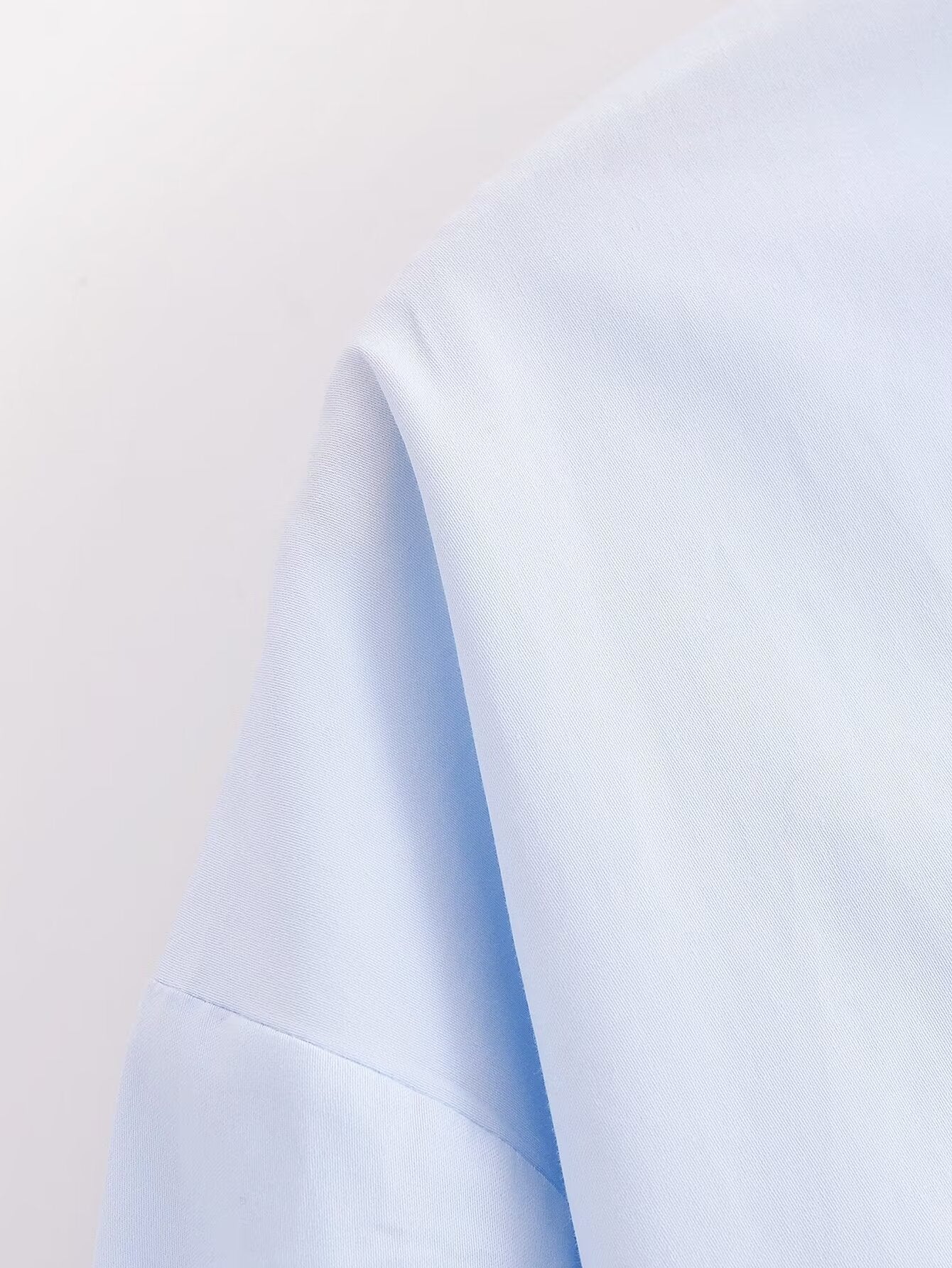 Chemise en popeline à nœud papillon Amahle