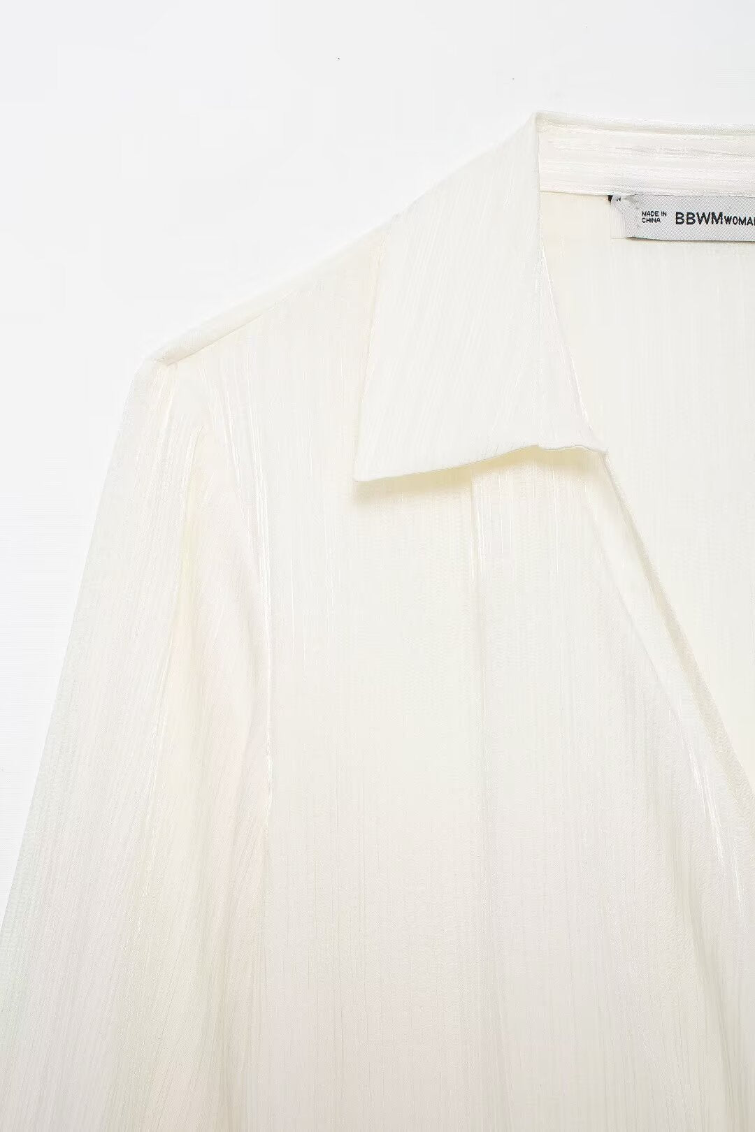 Chemise en satin brillant Amaara