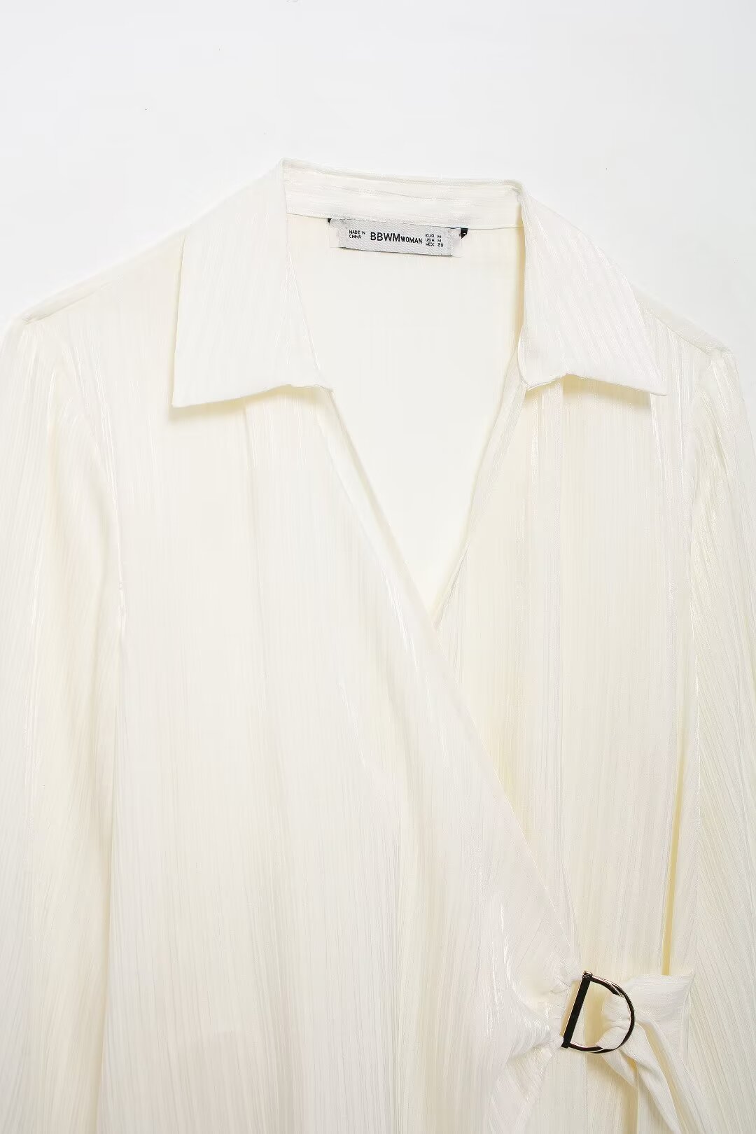 Chemise en satin brillant Amaara