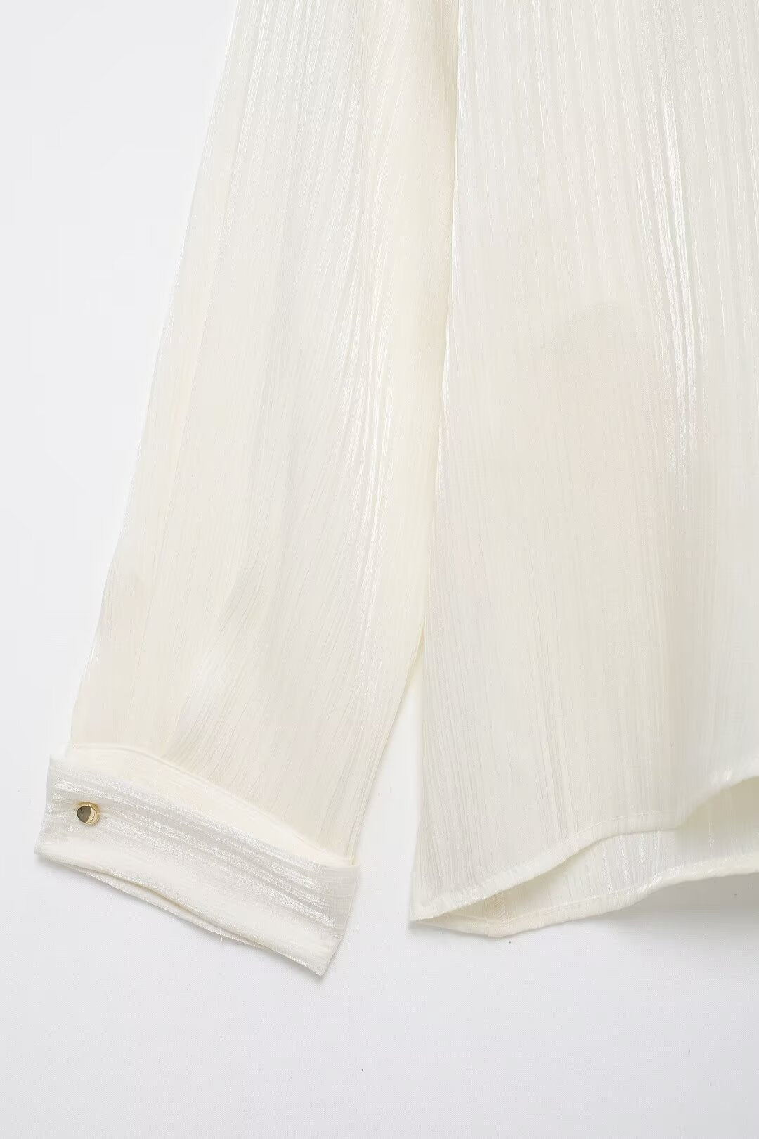 Chemise en satin brillant Amaara
